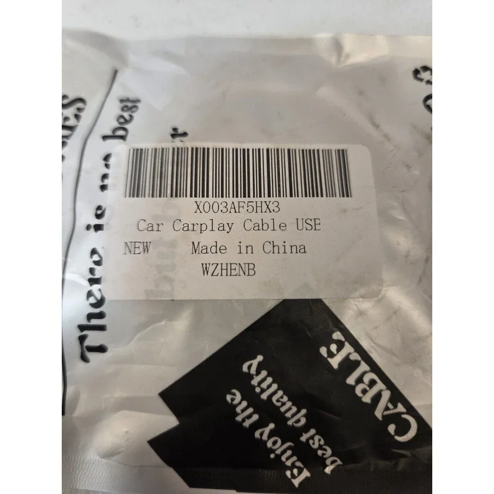 USB-C to USB-C CarPlay Cable Fast Charging Data Sync Car Auto New